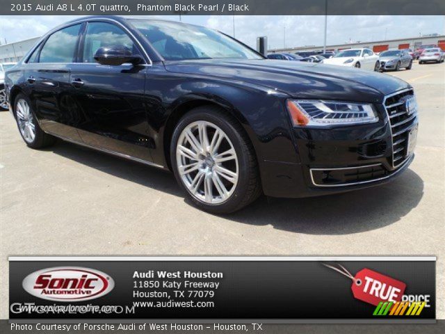 2015 Audi A8 L 4.0T quattro in Phantom Black Pearl