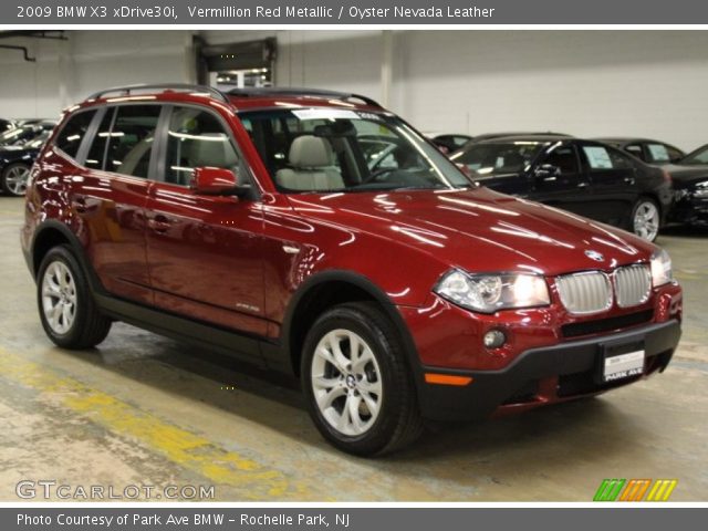 2009 BMW X3 xDrive30i in Vermillion Red Metallic