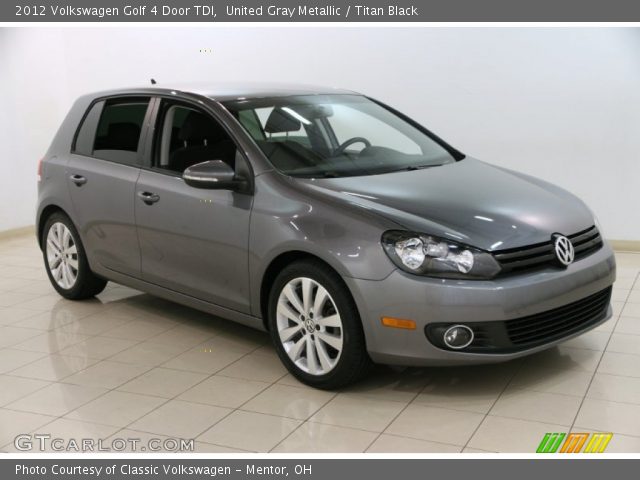 2012 Volkswagen Golf 4 Door TDI in United Gray Metallic