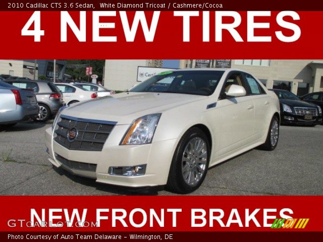 2010 Cadillac CTS 3.6 Sedan in White Diamond Tricoat
