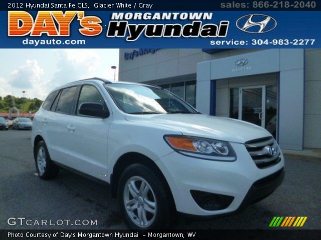 2012 Hyundai Santa Fe GLS in Glacier White