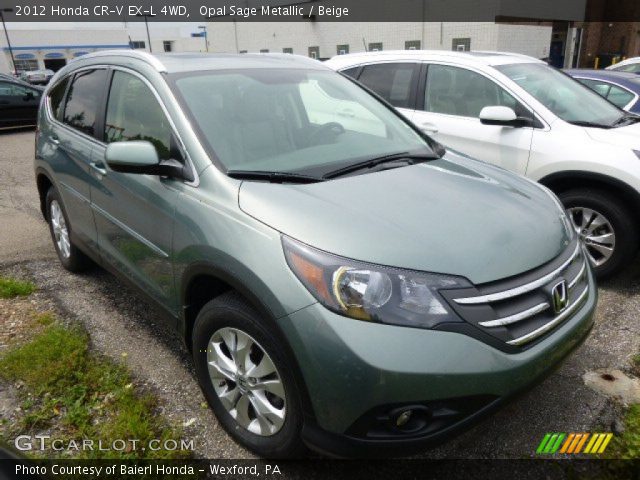 2012 Honda CR-V EX-L 4WD in Opal Sage Metallic