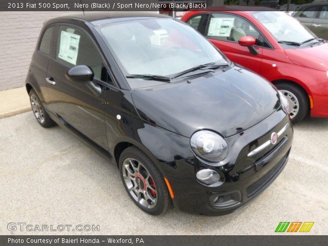 2013 Fiat 500 Sport in Nero (Black)