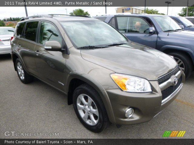 2011 Toyota RAV4 Limited 4WD in Pyrite Metallic