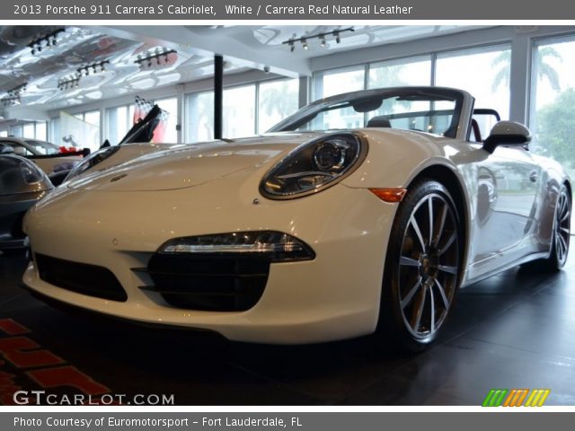 2013 Porsche 911 Carrera S Cabriolet in White