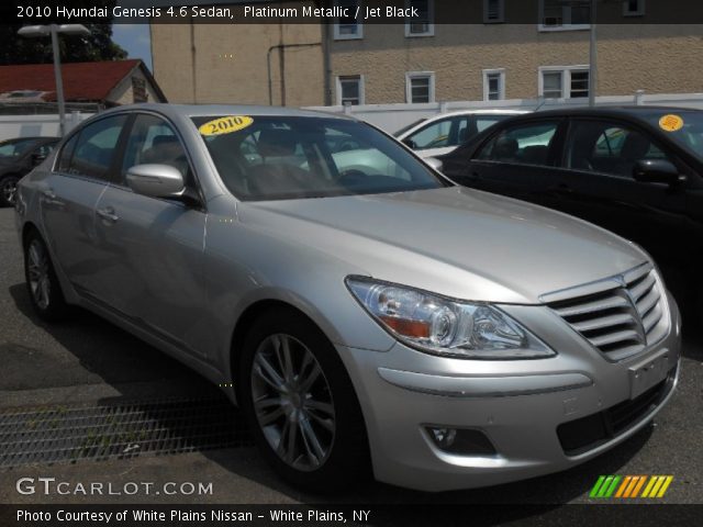 2010 Hyundai Genesis 4.6 Sedan in Platinum Metallic