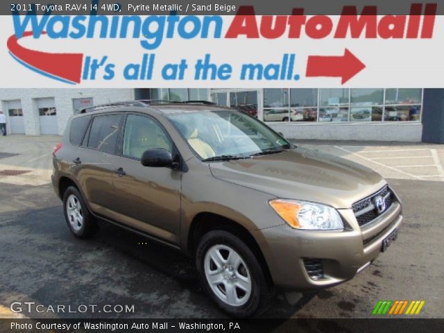 2011 Toyota RAV4 I4 4WD in Pyrite Metallic