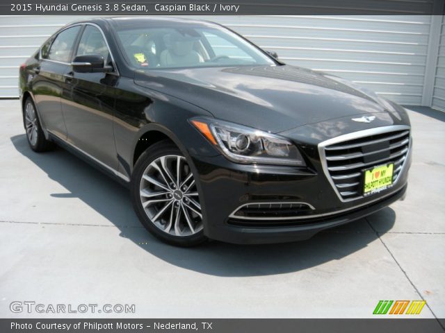 2015 Hyundai Genesis 3.8 Sedan in Caspian Black