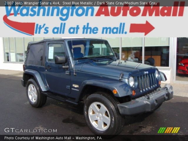 2007 Jeep Wrangler Sahara 4x4 in Steel Blue Metallic