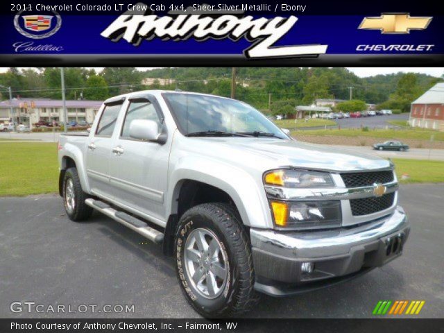 2011 Chevrolet Colorado LT Crew Cab 4x4 in Sheer Silver Metallic