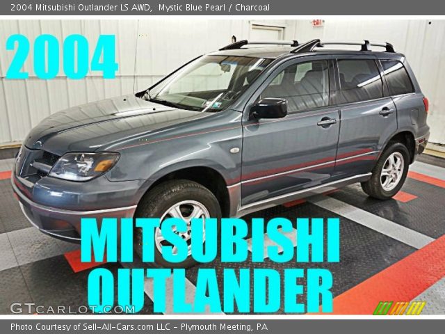 2004 Mitsubishi Outlander LS AWD in Mystic Blue Pearl