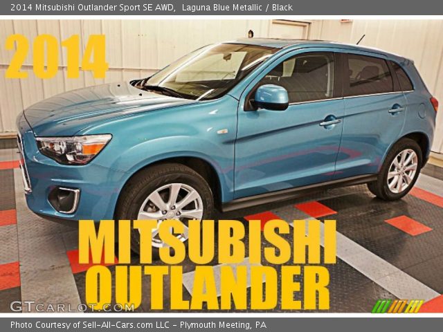 2014 Mitsubishi Outlander Sport SE AWD in Laguna Blue Metallic