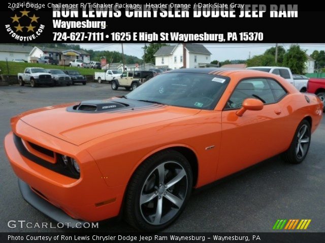 2014 Dodge Challenger R/T Shaker Package in Header Orange