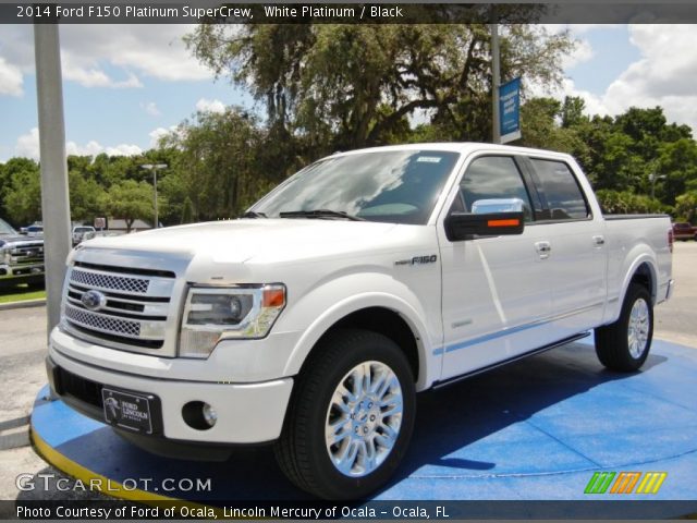 2014 Ford F150 Platinum SuperCrew in White Platinum
