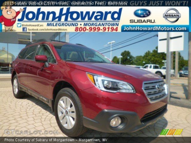 2015 Subaru Outback 2.5i Premium in Venetian Red Pearl