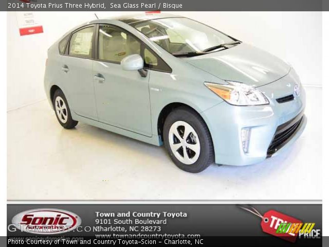 2014 Toyota Prius Three Hybrid in Sea Glass Pearl
