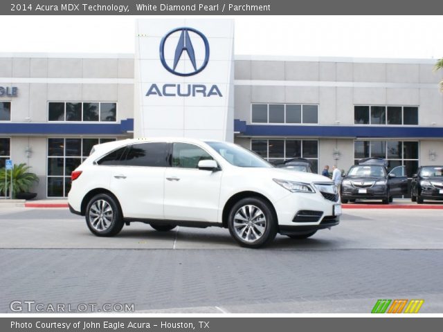 2014 Acura MDX Technology in White Diamond Pearl