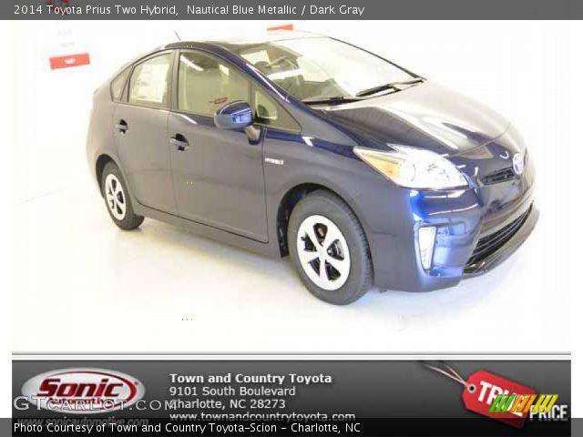 2014 Toyota Prius Two Hybrid in Nautical Blue Metallic