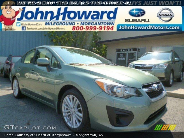 2014 Subaru Impreza 2.0i Premium 4 Door in Jasmine Green Metallic