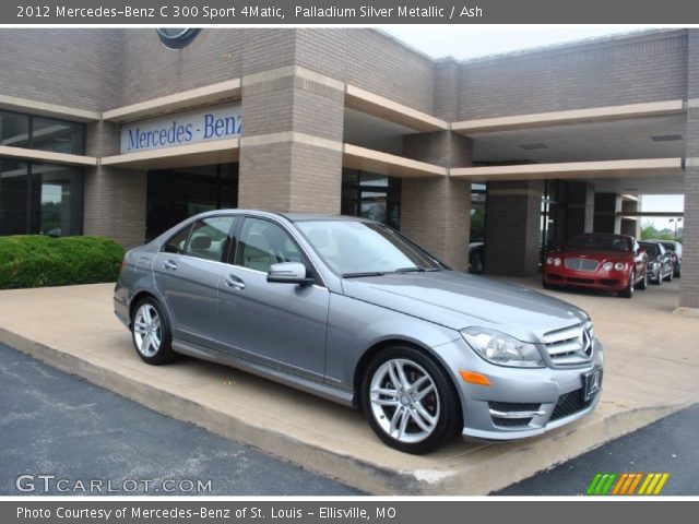 2012 Mercedes-Benz C 300 Sport 4Matic in Palladium Silver Metallic