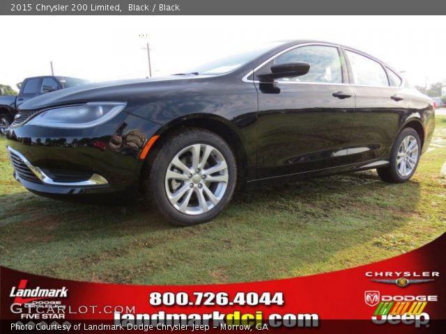 2015 Chrysler 200 Limited in Black
