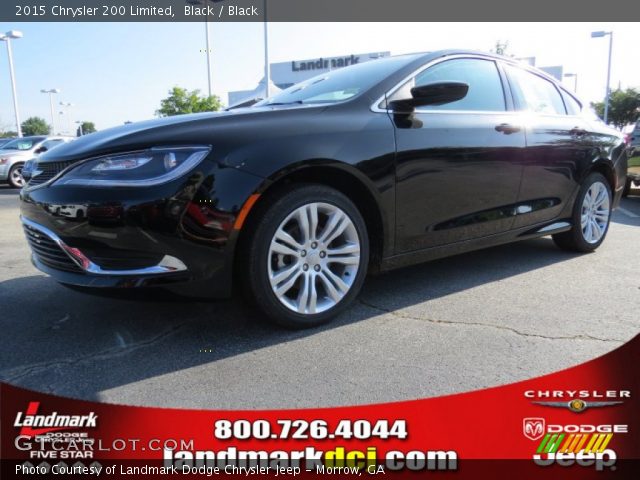 2015 Chrysler 200 Limited in Black