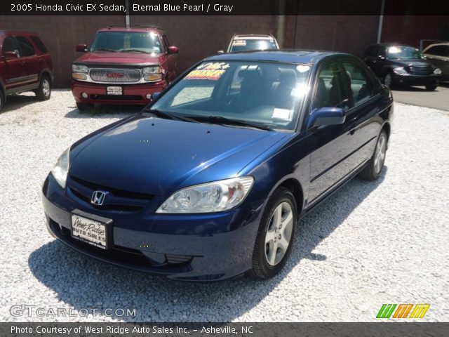 2005 Honda Civic EX Sedan in Eternal Blue Pearl