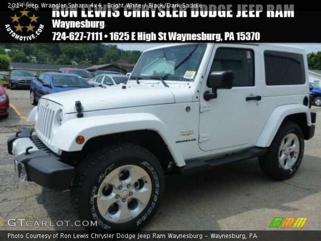 2014 Jeep Wrangler Sahara 4x4 in Bright White