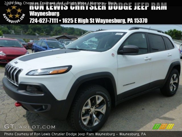 2014 Jeep Cherokee Trailhawk 4x4 in Bright White