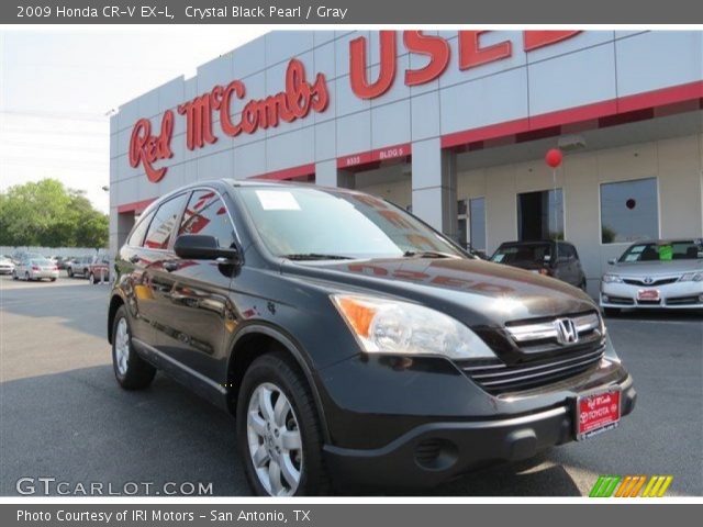 2009 Honda CR-V EX-L in Crystal Black Pearl