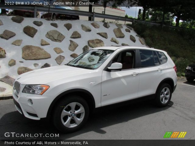 2012 BMW X3 xDrive 28i in Alpine White