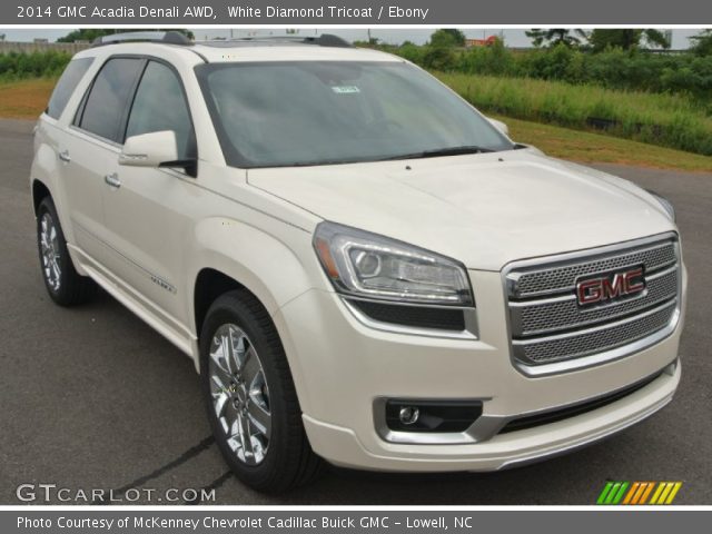 2014 GMC Acadia Denali AWD in White Diamond Tricoat