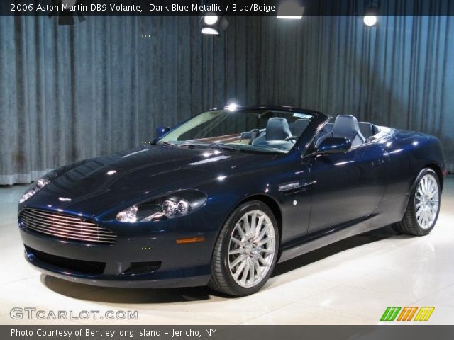 2006 Aston Martin DB9 Volante in Dark Blue Metallic