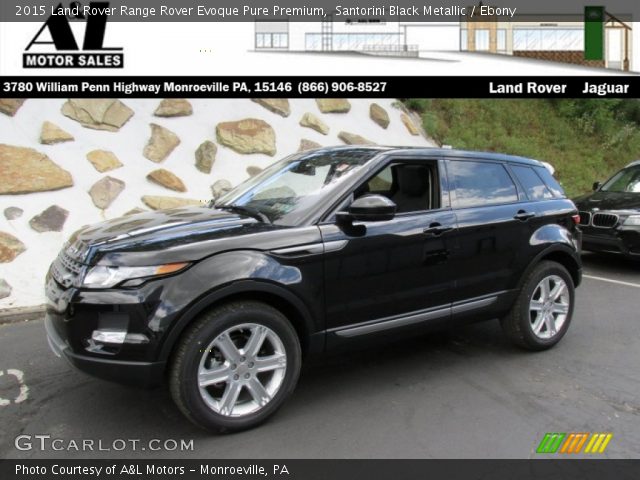 2015 Land Rover Range Rover Evoque Pure Premium in Santorini Black Metallic