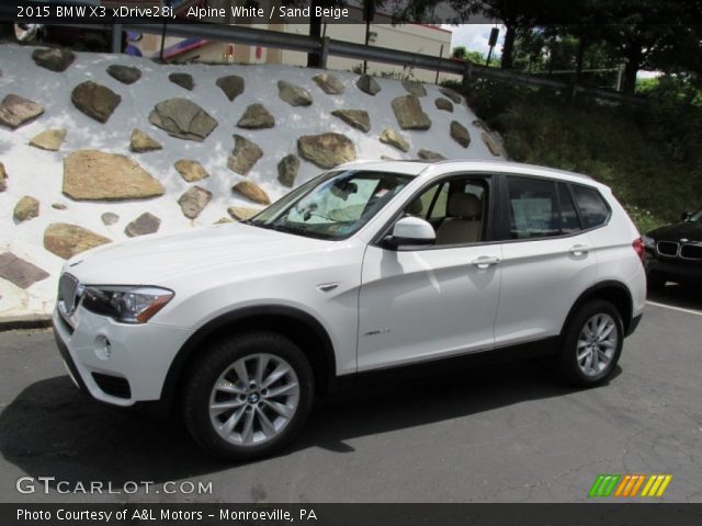 2015 BMW X3 xDrive28i in Alpine White