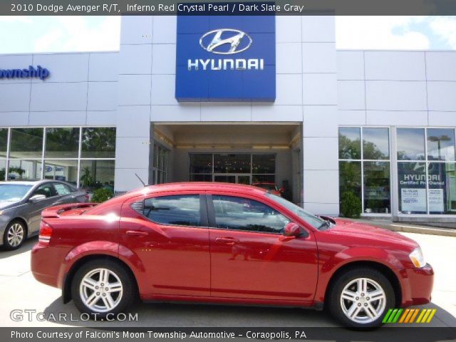 2010 Dodge Avenger R/T in Inferno Red Crystal Pearl