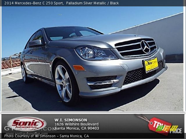 2014 Mercedes-Benz C 250 Sport in Palladium Silver Metallic