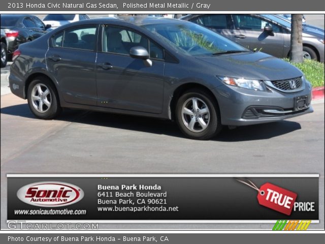 2013 Honda Civic Natural Gas Sedan in Polished Metal Metallic