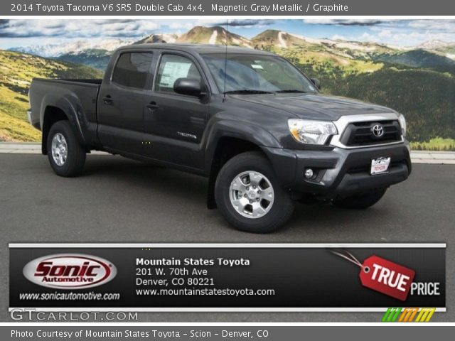 2014 Toyota Tacoma V6 SR5 Double Cab 4x4 in Magnetic Gray Metallic
