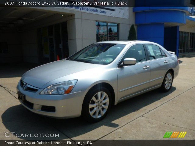 2007 Honda Accord EX-L V6 Sedan in Alabaster Silver Metallic