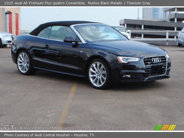 2015 Audi A5 Premium Plus quattro Convertible in Mythos Black Metallic