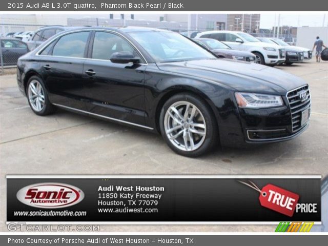 2015 Audi A8 L 3.0T quattro in Phantom Black Pearl