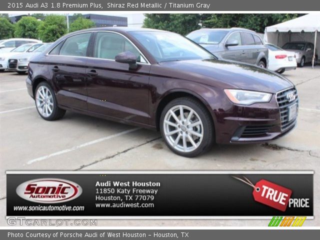 2015 Audi A3 1.8 Premium Plus in Shiraz Red Metallic