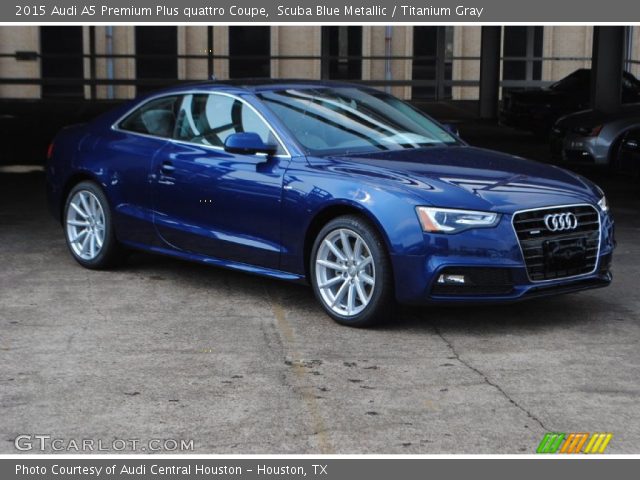 2015 Audi A5 Premium Plus quattro Coupe in Scuba Blue Metallic
