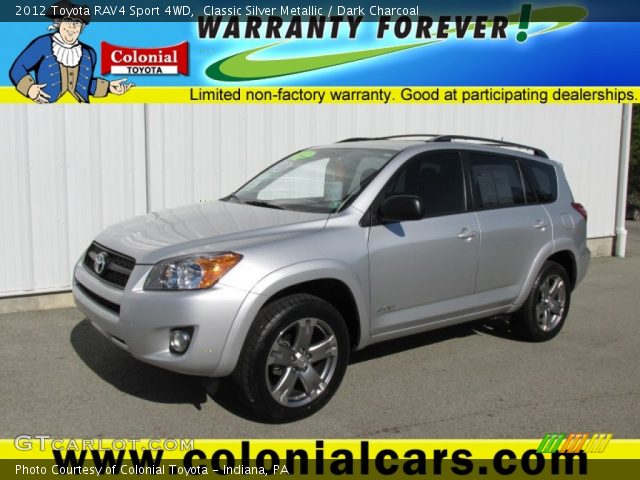 2012 Toyota RAV4 Sport 4WD in Classic Silver Metallic