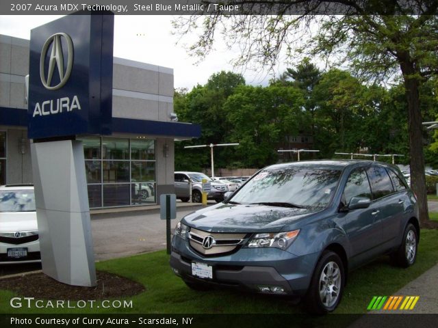2007 Acura MDX Technology in Steel Blue Metallic