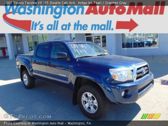 2007 Toyota Tacoma V6 SR5 Double Cab 4x4 in Indigo Ink Pearl