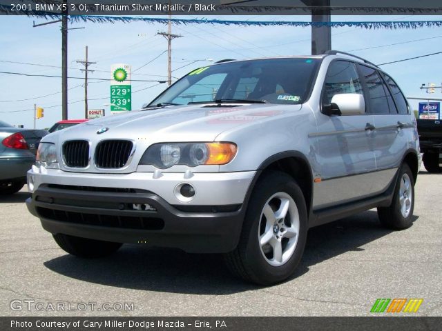 2001 BMW X5 3.0i in Titanium Silver Metallic