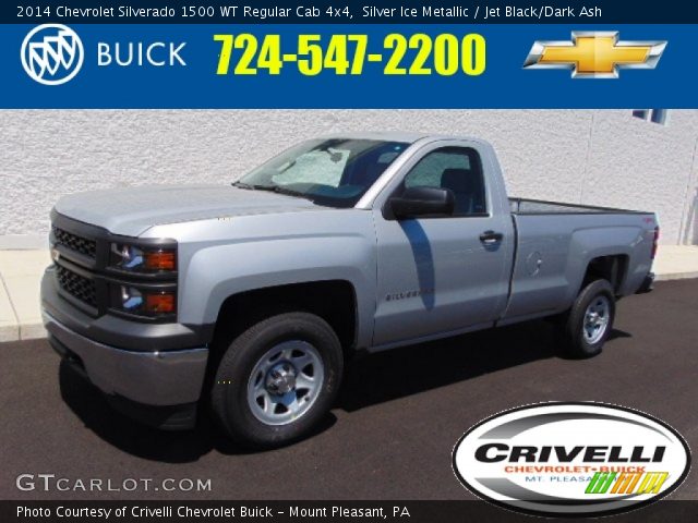 2014 Chevrolet Silverado 1500 WT Regular Cab 4x4 in Silver Ice Metallic