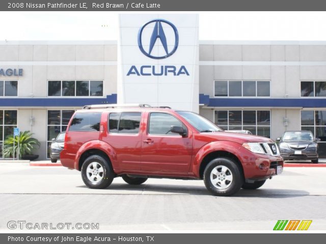 2008 Nissan Pathfinder LE in Red Brawn